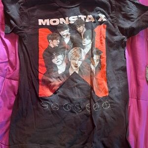 Monsta X Black Graphic T-Shirt